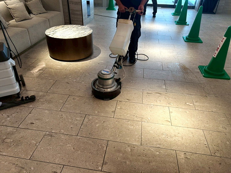 床ワックス・剥離洗浄の写真